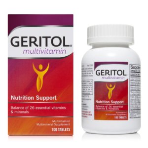 Multivitamin Supplement Geritol   Vitamin A / Ascorbic Acid 6100 IU - 57 mg Strength Tablet 100 per Bottle