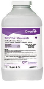 Diversey    Oxivir   Five 16 Surface Disinfectant Cleaner Peroxide Based J-Fill   Dispensing Systems Liquid Concentrate 2.5 Liter Bottle Scented NonSterile