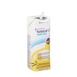 Ketogenic Oral Supplement / Tube Feeding Formula KetoCal   4:1 LQ Vanilla Flavor 8 oz. Carton Ready to Use