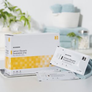 Oral Swabstick McKesson Lemon Glycerin