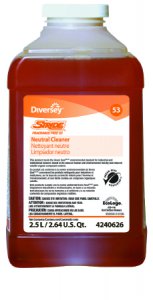 Floor Cleaner Diversey    Stride   Liquid 2.5 Liter Bottle Unscented Manual Pour
