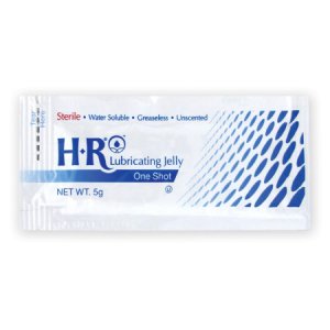 Lubricating Jelly HR   One Shot   5 Gram Individual Packet Sterile