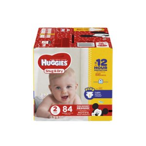 Unisex Baby Diaper Huggies   Snug & Dry Size 2 Disposable Heavy Absorbency