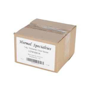 Food and Beverage Thickener Thick & Easy   Clear 1.4 Gram Individual Packet Unflavored Powder Nectar Consistency