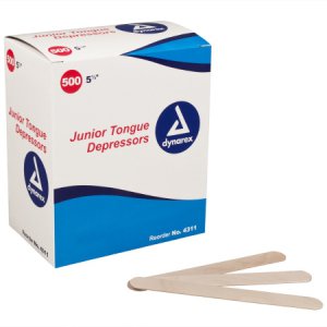 Tongue Depressor dynarex   5-1/2 Inch Length Wood