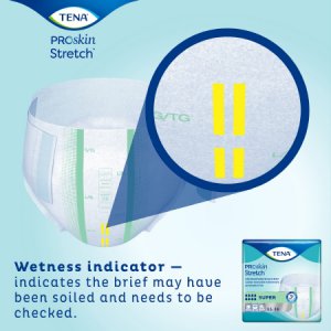 Unisex Adult Incontinence Brief TENA ProSkin Stretch    Super 3X-Large Disposable Heavy Absorbency