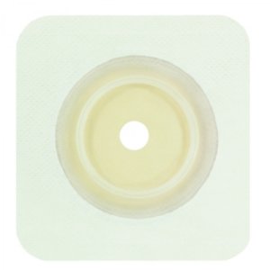 Ostomy Barrier Securi-T   Trim to Fit, Standard Wear Flexible Tape 70 mm Flange Up to 2-1/4 Inch Opening 5 X 5 Inch