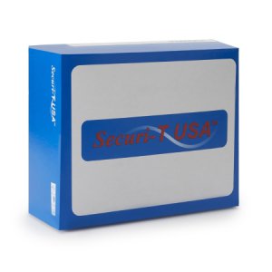 Ostomy Barrier Securi-T   Trim to Fit, Standard Wear Flexible Tape 70 mm Flange Up to 2-1/4 Inch Opening 5 X 5 Inch