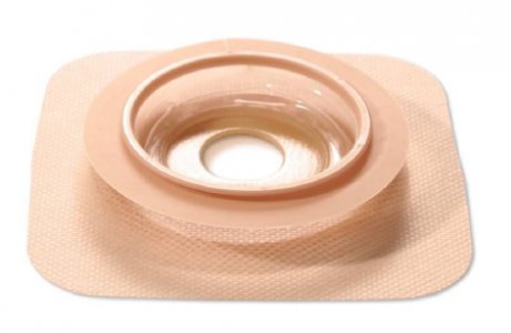 Ostomy Barrier Securi-T   Trim to Fit, Standard Wear Flexible Tape 45 mm Flange Up to 1-1/4 Inch Opening 4-1/2 X 4-1/2 Inch
