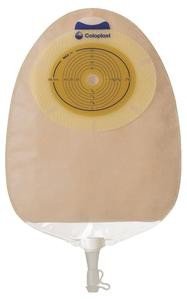 Urostomy Pouch SenSura   One-Piece System 10-3/8 Inch Length, Maxi 7/8 Inch Stoma Drainable Flat, Pre-Cut
