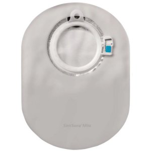 Ostomy Pouch SenSura   Mio Two-Piece System 8-1/4 Inch, Maxi Length 60 mm Stoma Closed End Flat