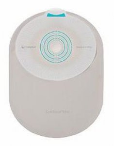 Ostomy Pouch SenSura   Mio One-Piece System 7-1/4 Inch Length, Midi 1-3/8 Inch Stoma Closed End Flat, Pre-Cut