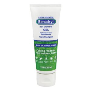 Itch Relief Benadryl   2% Strength Gel 4 oz. Tube