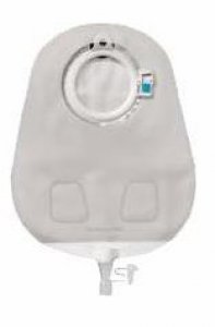 Urostomy Pouch SenSura   Mio Click Two-Piece System Maxi Length 50 mm Stoma Drainable Flat