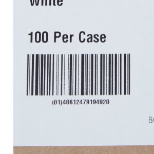 Exam Cape McKesson White Front / Back Opening Without Closure Unisex