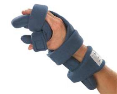 Resting Hand Splint SoftPro    Functional Fabric Left Hand Blue Large