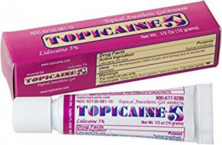 Topical Pain Relief Topicaine   5% Strength Lidocaine Topical Gel 10 Gram
