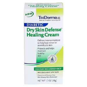 Hand and Body Moisturizer TriDerma   MD Diabetic Dry Skin Defense    4.2 oz. Tube Unscented Cream