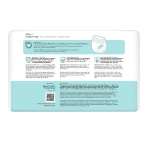 Unisex Adult Absorbent Underwear Tranquility   Essential Pull On with Tear Away Seams Medium Disposable Moderate Absorbency