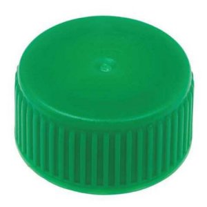 Caplugs Tube Closure Polyethylene Screw Cap Green For 13 mm Tubes