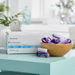 Nail Brush McKesson Soft Bristles Purple