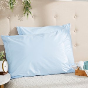 Bed Pillow McKesson 20 X 26 Inch Blue Reusable