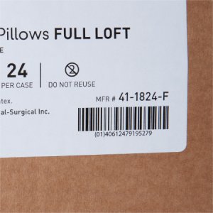Bed Pillow McKesson 18 X 24 Inch White Disposable