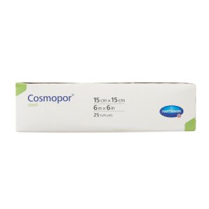 Adhesive Dressing Cosmopor   6 X 6 Inch Nonwoven Square White Sterile