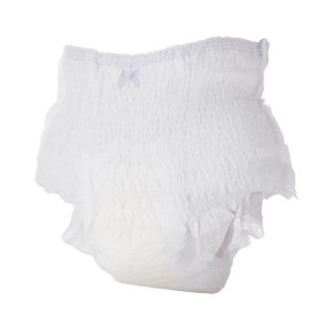 Female Adult Absorbent Underwear Always   Discreet Pull On with Tear Away Seams Large Disposable Heavy Absorbency