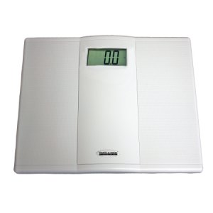 Floor Scale Health O Meter   Digital Audio Display 400 lbs. / 180 kg Capacity White Battery Operated