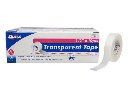 Medical Tape Dukal    LLDPE 1 Inch X 10 Yard Transparent NonSterile