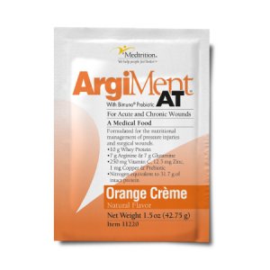 Oral Supplement / Tube Feeding Formula ArgiMent  AT Orange Cr  me Flavor Powder 42.75 Gram Individual Packet