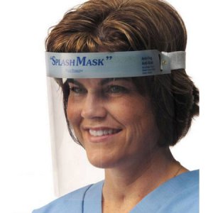 Face Shield Splash Mask    One Size Fits Most Full Length Anti-fog Disposable NonSterile