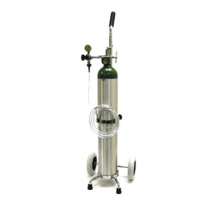 Mada Medical Oxygen Kit on Cart (Filled) Size E Aluminum