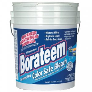 Laundry Detergent Borateem   Color Safe Bleach 17.5 lbs. Pail Powder Floral Scent