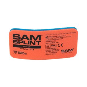 Finger Splint Sam   Blue / Orange
