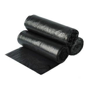 Trash Bag Colonial Bag 15 gal. Black HDPE 8 Mic. 24 X 33 Inch X-Seal Bottom Coreless Roll