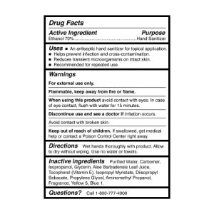 Hand Sanitizer with Aloe McKesson Premium 8 oz. Ethyl Alcohol Gel Pump Bottle