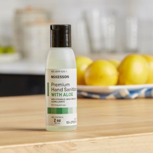 Hand Sanitizer with Aloe McKesson Premium 2 oz. Ethyl Alcohol Gel Bottle