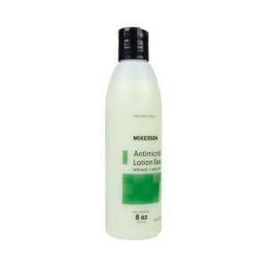 Antimicrobial Soap McKesson Lotion 8 oz. Bottle Herbal Scent