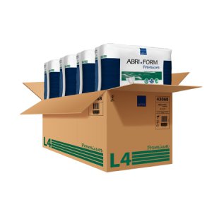 Unisex Adult Incontinence Brief Abri-Form    Premium L4 Large Disposable Heavy Absorbency