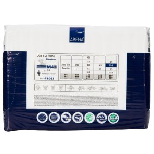 Unisex Adult Incontinence Brief Abri-Form    Premium M4 Medium Disposable Heavy Absorbency