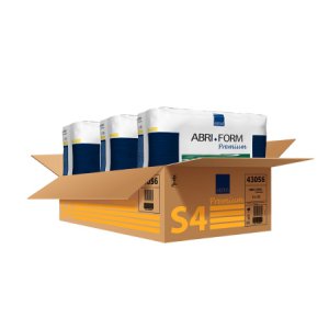 Unisex Adult Incontinence Brief Abri-Form    Premium S4 Small Disposable Heavy Absorbency