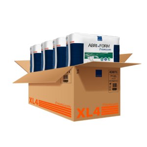 Unisex Adult Incontinence Brief Abri-Form    Premium XL4 X-Large Disposable Heavy Absorbency