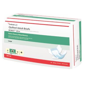 Unisex Adult Incontinence Brief Wings    Ultra Large Disposable Heavy Absorbency