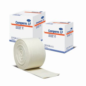 Elastic Tubular Support Bandage Comperm   4 Inch X 11 Yard Standard Compression Pull On Natural Size F NonSterile