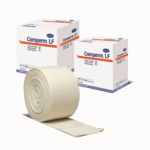 Elastic Tubular Support Bandage Comperm   LF 7 Inch X 11 Yard Standard Compression Pull On Natural Size J NonSterile