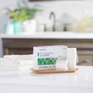 Medical Tape McKesson Breathable Paper 2 Inch X 10 Yard White NonSterile