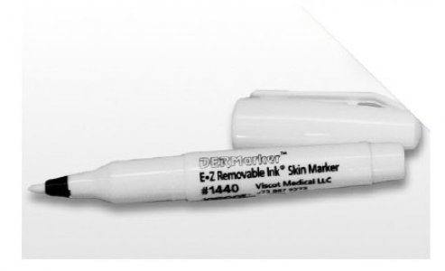 Skin Marker EZ Removable Ink    White Regular Tip NonSterile