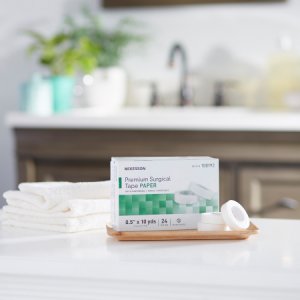 Medical Tape McKesson Breathable Paper 1/2 Inch X 10 Yard White NonSterile